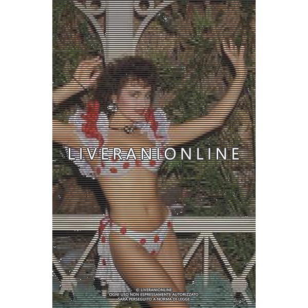 RETROSPETTIVA LORY DEL SANTO SHOWGIRL NEL 1984 NEL VARIETA\' \'DRIVE IN\' ©Archivio Giovanni Liverani /AGENZIA ALDO LIVERANI SAS