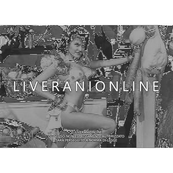 RETROSPETTIVA LORY DEL SANTO SHOWGIRL NEL 1984 NEL VARIETA\' \'DRIVE IN\' ©Archivio Giovanni Liverani /AGENZIA ALDO LIVERANI SAS