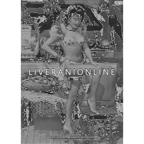 RETROSPETTIVA LORY DEL SANTO SHOWGIRL NEL 1984 NEL VARIETA\' \'DRIVE IN\' ©Archivio Giovanni Liverani /AGENZIA ALDO LIVERANI SAS