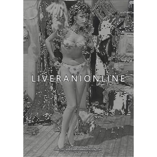 RETROSPETTIVA LORY DEL SANTO SHOWGIRL NEL 1984 NEL VARIETA\' \'DRIVE IN\' ©Archivio Giovanni Liverani /AGENZIA ALDO LIVERANI SAS