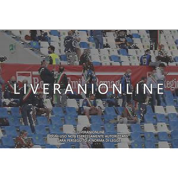 Atalanta - Juventus Finale di Coppa Italia TIMVISION CUP 2021 del 19/05/2021 nella foto: la tribuna con i sindaci ©Claudio Zamagni/Agenzia Aldo Liverani during TIMVISION CUP final match between ATALANTA and JUVENTUS at Mapei Stadium in Reggio-Emilia on May 19 2021 photo credit by Claudio Zamagni/Aldo Liverani Photo Agency