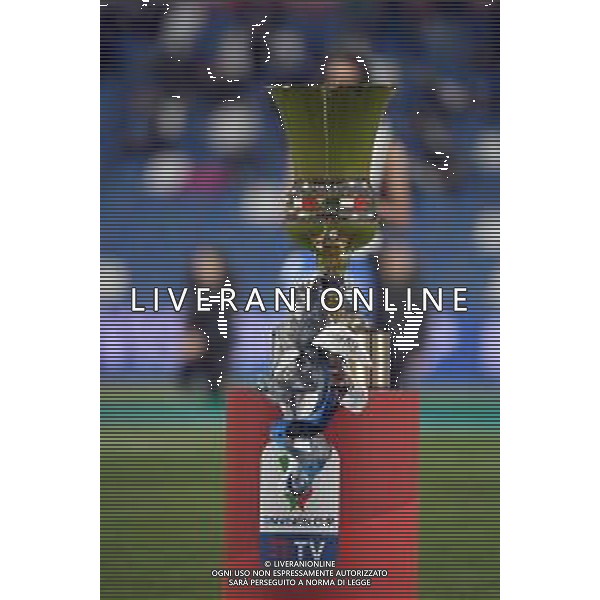 ATALANTA - JUVENTUS FINALE COPPA ITALIA TIM CUP REGGIO EMILIA 19.05.2021 NELLA FOTO IL TROFEO ©POOL Lega Calcio Serie A /AGENZIA ALDO LIVERANI SAS