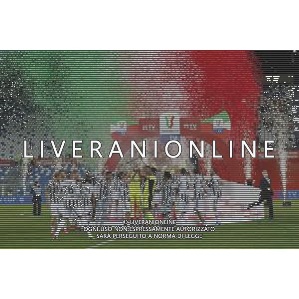 Atalanta - Juventus Finale di Coppa Italia TIMVISION CUP 2021 del 19/05/2021 nella foto: festeggiamenti juventus per la vittoria della timvision cup 2021 ©Claudio Zamagni/Agenzia Aldo Liverani during TIMVISION CUP final match between ATALANTA and JUVENTUS at Mapei Stadium in Reggio-Emilia on May 19 2021 photo credit by Claudio Zamagni/Aldo Liverani Photo Agency/AGENZIA ALDO LIVERANI SAS