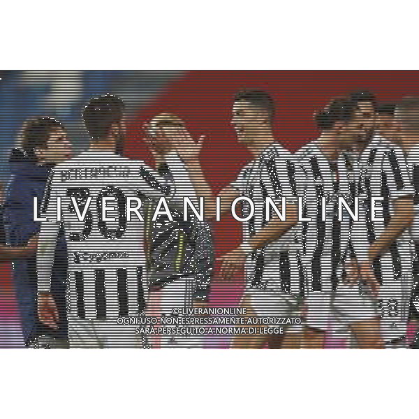 Atalanta - Juventus Finale di Coppa Italia TIMVISION CUP 2021 del 19/05/2021 nella foto: festeggiamenti juventus per la vittoria della timvision cup 2021 - cristiano ronaldo ©Claudio Zamagni/Agenzia Aldo Liverani during TIMVISION CUP final match between ATALANTA and JUVENTUS at Mapei Stadium in Reggio-Emilia on May 19 2021 photo credit by Claudio Zamagni/Aldo Liverani Photo Agency/AGENZIA ALDO LIVERANI SAS