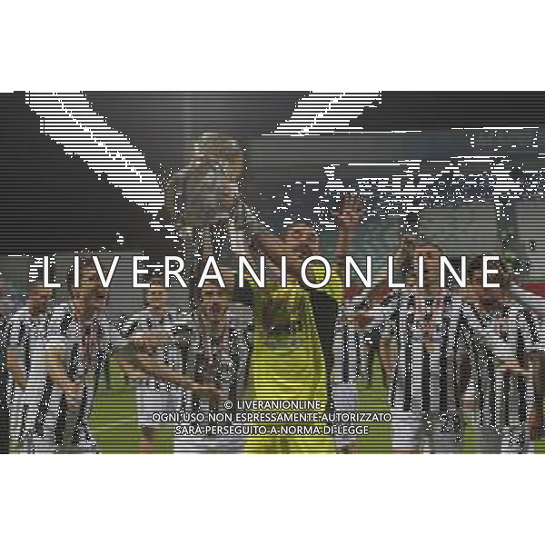 Atalanta - Juventus Finale di Coppa Italia TIMVISION CUP 2021 del 19/05/2021 nella foto: festeggiamenti juventus per la vittoria della timvision cup 2021 ©Claudio Zamagni/Agenzia Aldo Liverani during TIMVISION CUP final match between ATALANTA and JUVENTUS at Mapei Stadium in Reggio-Emilia on May 19 2021 photo credit by Claudio Zamagni/Aldo Liverani Photo Agency/AGENZIA ALDO LIVERANI SAS