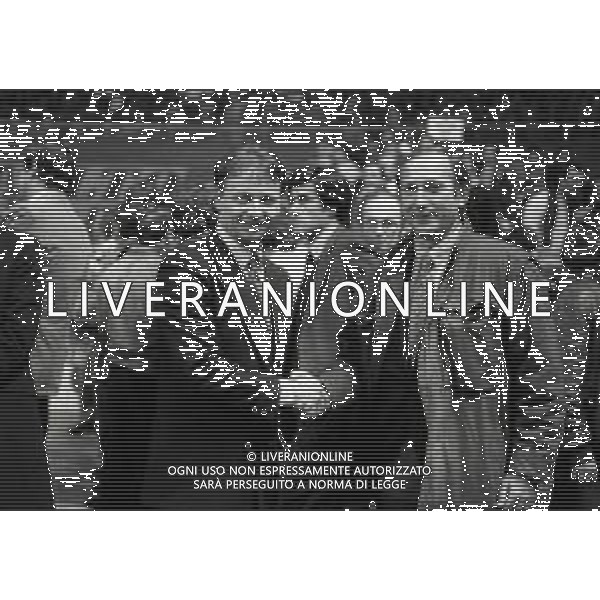RETROSPETTIVA RINO MARCHESI ALLENATORE NELLA FOTO RINO MARCHESI ALLENATORE INTER CON ILARIO CASTAGNER NELL\'ANNO 1982-1983 AG ALDO LIVERANI SAS