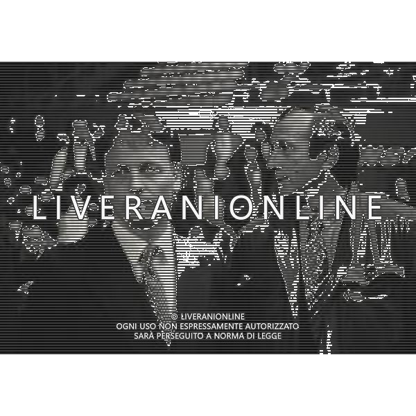 RETROSPETTIVA RINO MARCHESI ALLENATORE NELLA FOTO RINO MARCHESI ALLENATORE INTER CON ILARIO CASTAGNER NELL\'ANNO 1982-1983 AG ALDO LIVERANI SAS