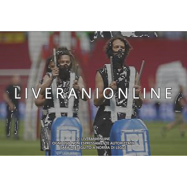 Atalanta - Juventus Finale di Coppa Italia TIMVISION CUP 2021 del 19/05/2021 nella foto: lo spettacolo dei percussionisti prima della gara ©Claudio Zamagni/Agenzia Aldo Liverani drums performers before match during TIMVISION CUP final match between ATALANTA and JUVENTUS at Mapei Stadium in Reggio-Emilia on May 19 2021 photo credit by Claudio Zamagni/Aldo Liverani Photo Agency