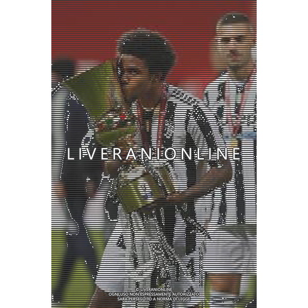 Atalanta - Juventus Finale di Coppa Italia TIMVISION CUP 2021 del 19/05/2021 nella foto: festeggiamenti Mckennie Weston (Juventus f.c.) ©Claudio Zamagni/Agenzia Aldo Liverani Mckennie Weston (Juventus f.c.)during TIMVISION CUP final match between ATALANTA and JUVENTUS at Mapei Stadium in Reggio-Emilia on May 19 2021 photo credit by Claudio Zamagni/Aldo Liverani Photo Agency