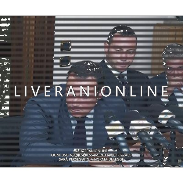 Lecce 13/09/2005 Dimissioni della famiglia semeraro nella foto rico, pierandrea in conferenza stampa ph marco lezzi/agenzia aldo liverani