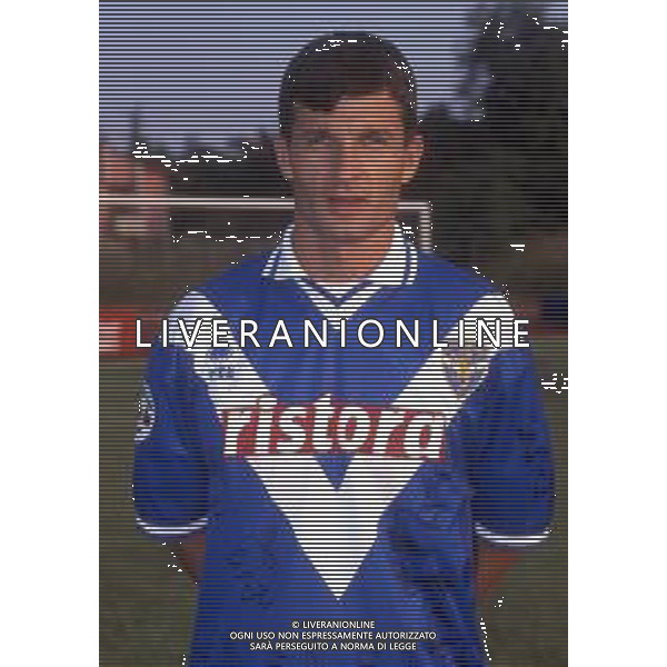 RETROSPETTIVA JON OVIDIU SABAU CALCIATORE NELLA FOTO JON OVIDIU SABAU CON LA MAGLIA DEL BRESCIA CALCIO AG ALDO LIVERANI SAS