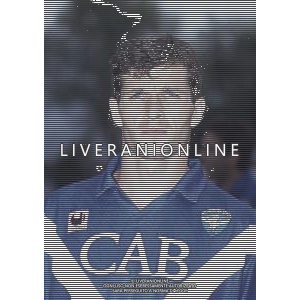 RETROSPETTIVA JON OVIDIU SABAU CALCIATORE NELLA FOTO JON OVIDIU SABAU CON LA MAGLIA DEL BRESCIA CALCIO AG ALDO LIVERANI SAS