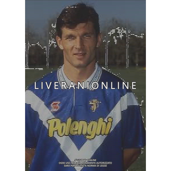 RETROSPETTIVA JON OVIDIU SABAU CALCIATORE NELLA FOTO JON OVIDIU SABAU CON LA MAGLIA DEL BRESCIA CALCIO AG ALDO LIVERANI SAS