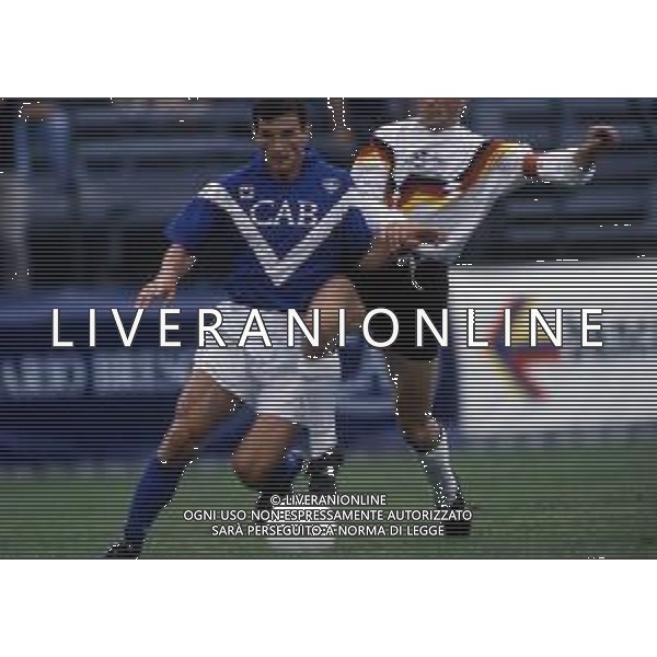 RETROSPETTIVA JON OVIDIU SABAU CALCIATORE NELLA FOTO JON OVIDIU SABAU CON LA MAGLIA DEL BRESCIA CALCIO AG ALDO LIVERANI SAS