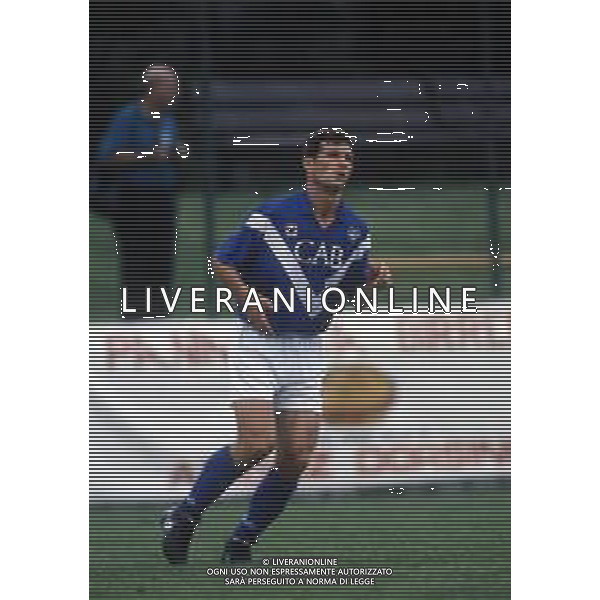 RETROSPETTIVA JON OVIDIU SABAU CALCIATORE NELLA FOTO JON OVIDIU SABAU CON LA MAGLIA DEL BRESCIA CALCIO AG ALDO LIVERANI SAS