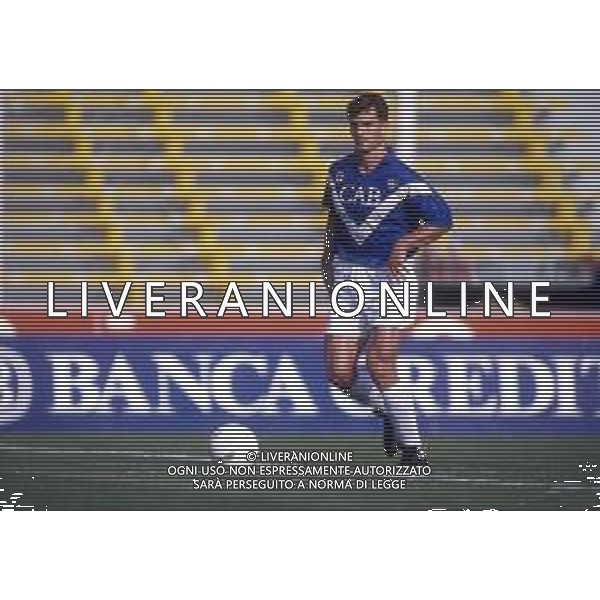 RETROSPETTIVA JON OVIDIU SABAU CALCIATORE NELLA FOTO JON OVIDIU SABAU CON LA MAGLIA DEL BRESCIA CALCIO AG ALDO LIVERANI SAS