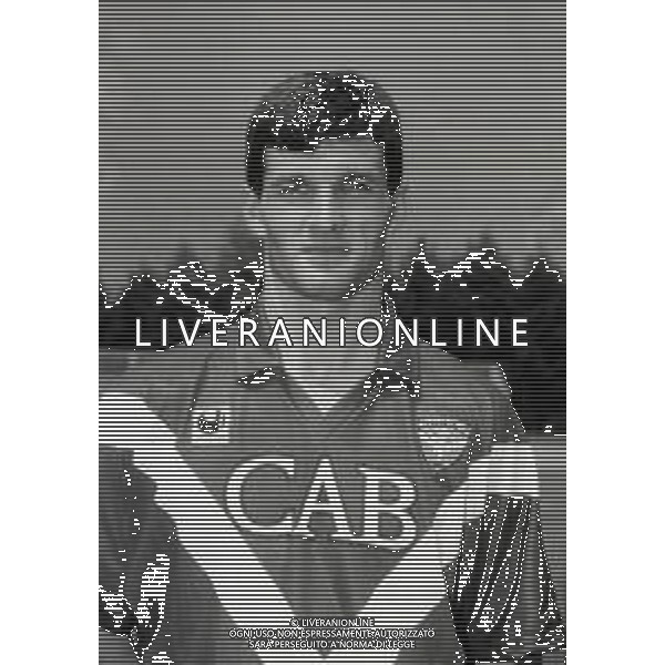 RETROSPETTIVA JON OVIDIU SABAU CALCIATORE NELLA FOTO JON OVIDIU SABAU CON LA MAGLIA DEL BRESCIA CALCIO AG ALDO LIVERANI SAS