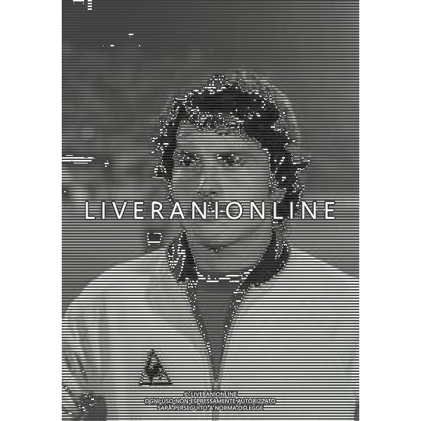 RETROSPETTIVA FRANCO SELVAGGI CALCIATORE NELLA FOTO FRANCO SELVAGGI CON LA MAGLIA DELLA NAZIONALE ITALIANA AG ALDO LIVERANI SAS