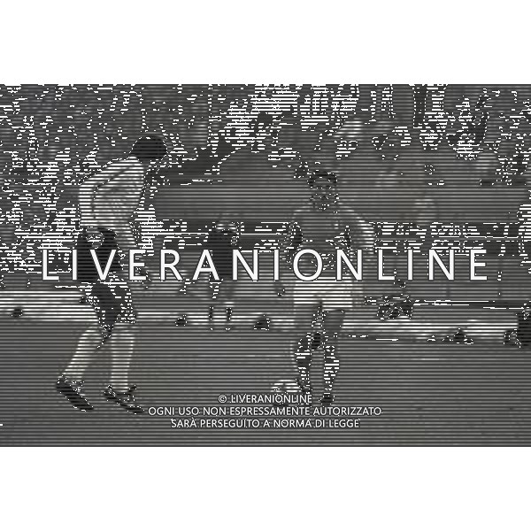 RETROSPETTIVA FRANCO SELVAGGI CALCIATORE NELLA FOTO FRANCO SELVAGGI CON LA MAGLIA DELLA NAZIONALE ITALIANA AG ALDO LIVERANI SAS