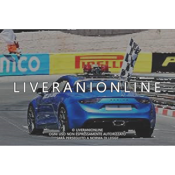 Circuit atmosphere - Alpine course car. 20.05.2021. Formula 1 World Championship, Rd 5, Monaco Grand Prix, Monte Carlo, Monaco, Practice Day. - www.xpbimages.com, EMail: requests@xpbimages.com © Copyright: Batchelor / XPB Images/AGENZIA ALDO LIVERANI SAS - ITALY ONLY EDITORIAL USE ONLY
