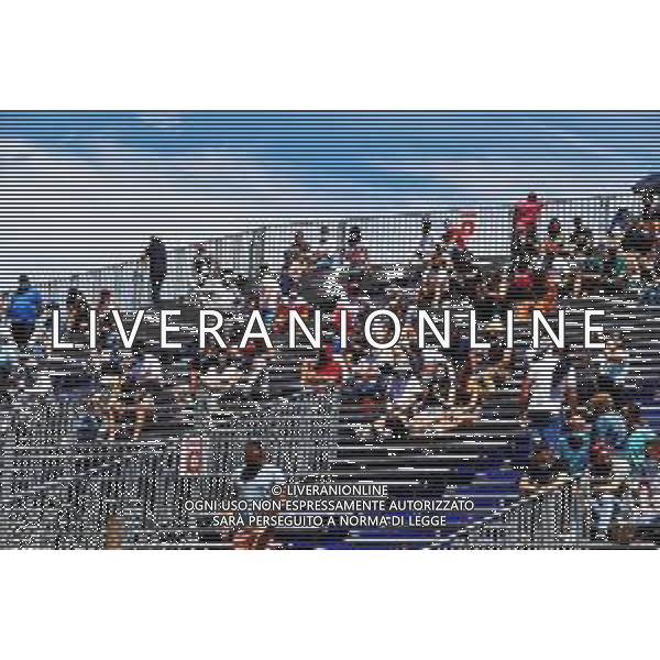 Circuit atmosphere - fans in the grandstand. 20.05.2021. Formula 1 World Championship, Rd 5, Monaco Grand Prix, Monte Carlo, Monaco, Practice Day. - www.xpbimages.com, EMail: requests@xpbimages.com © Copyright: Moy / XPB Images/AGENZIA ALDO LIVERANI SAS - ITALY ONLY EDITORIAL USE ONLY