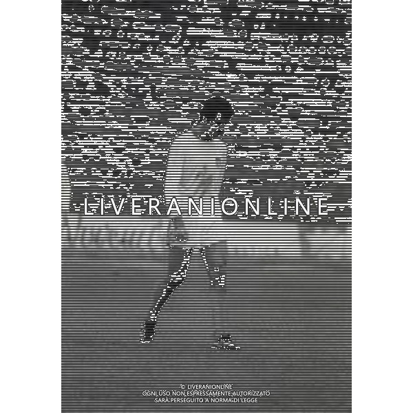 RETROSPETTIVA PIETRO PAOLO VIRDIS CALCIATORE NELLA FOTO PIETRO PAOLO VIRDIS CON LA MAGLIA DELLA NAZIONALE ITALIANA NELL\'ANNO 1982-1983 AG ALDO LIVERANI SAS 