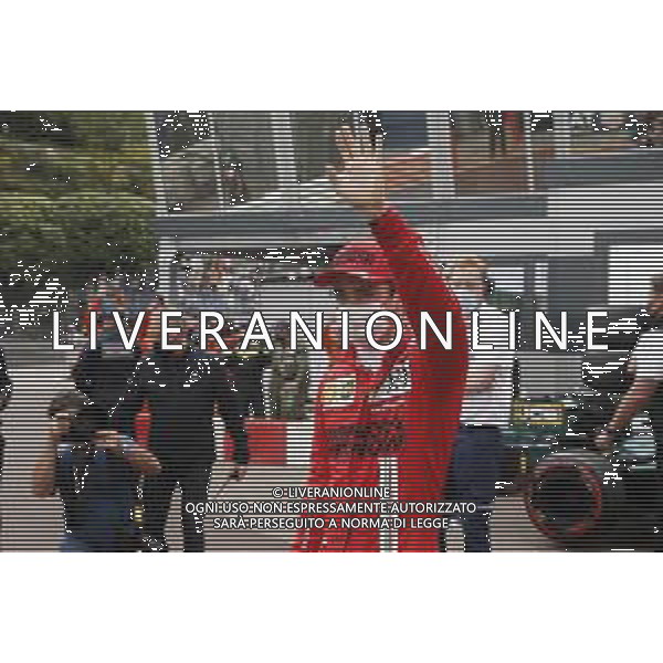 Charles Leclerc (MON) Ferrari celebrates his pole position in qualifying parc ferme. 22.05.2021. Formula 1 World Championship, Rd 5, Monaco Grand Prix, Monte Carlo, Monaco, Qualifying Day. - www.xpbimages.com, EMail: requests@xpbimages.com © Copyright: FIA Pool Image for Editorial Use Only/AGENZIA ALDO LIVERANI SAS - ITALY ONLY EDITORIAL USE ONLY