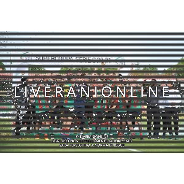 Ternana vs Perugia Supercoppa serie C - Stadio Libero Liberati - Terni 22-05-2021 nella foto La Ternana alza la supercoppa - festeggiamenti e premiazione a fine gara ©Federico gaetano/AGENZIA ALDO LIVERANI SAS