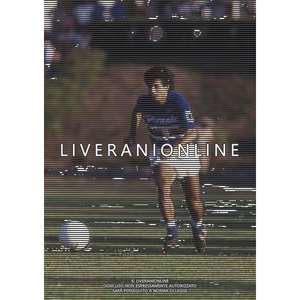 RETROSPETTIVA FAUSTO SALSANO CALCIATORE NELLA FOTO FAUSTO SALSANO CON LA MAGLIA DELLA SAMPDORIA  AG ALDO LIVERANI SAS 