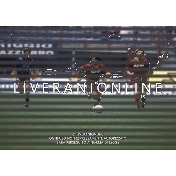 RETROSPETTIVA FAUSTO SALSANO CALCIATORE NELLA FOTO FAUSTO SALSANO CON LA MAGLIA DELLA ROMA CALCIO AG ALDO LIVERANI SAS