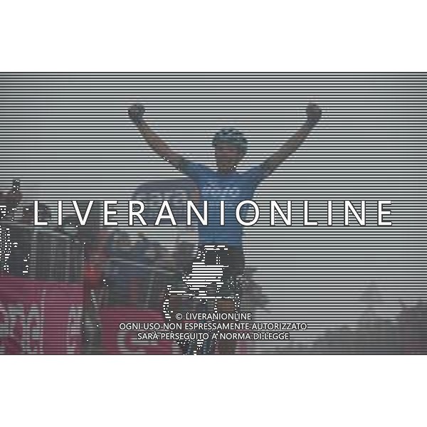 22-05-2021 Giro D\'italia; Tappa 14 Cittadella - Monte Zoncolan; 2021, Eolo - Kometa; Fortunato, Lorenzo; Monte Zoncolan; ©SIROTTI/AGENZIA ALDO LIVERANI SAS