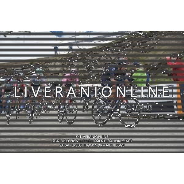 22-05-2021 Giro D\'italia; Tappa 14 Cittadella - Monte Zoncolan; 2021, Ineos Grenadiers; 2021, Bora - Hansgrohe; 2021, Bikeexchange; Martinez Poveda, Daniel Felipe; Buchmann, Emanuel; Yates, Simon; Bernal Gomez, Arley; Monte Zoncolan; FOTO STEFANO SIROTTI-AG ALDO LIVERANI SAS