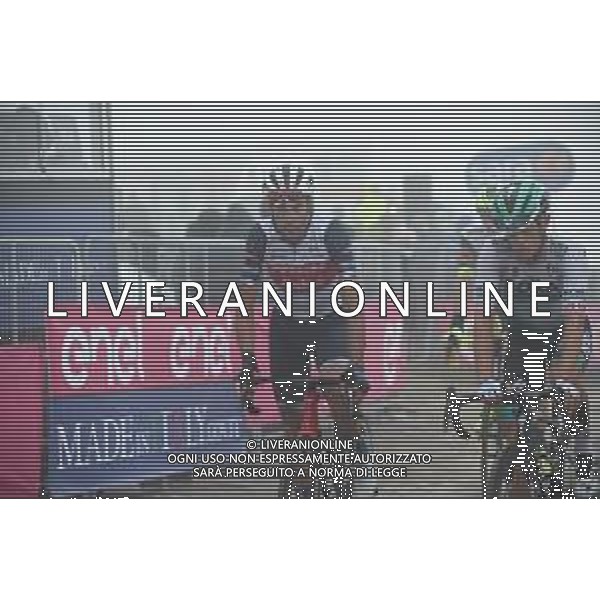 22-05-2021 Giro D\'italia; Tappa 14 Cittadella - Monte Zoncolan; 2021, Trek - Segafredo; 2021, Bora - Hansgrohe; Nibali, Vincenzo; Fabbro, Matteo; Monte Zoncolan; ©SIROTTI/AG. ALDO LIVERANI SAS