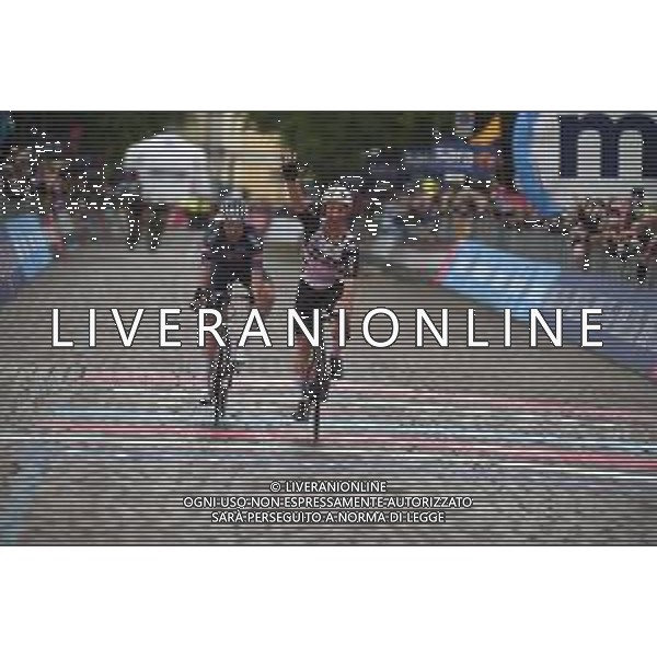 23-05-2021 Giro D\'italia; Tappa 15 Grado - Gorizia; 2021, Qhubeka - Assos; 2021, Alpecin - Fenix; Campenaerts, Victor; Riesebeek, Oscar; Gorizia; ©SIROTTI / AG. ALDO LIVERANI SAS