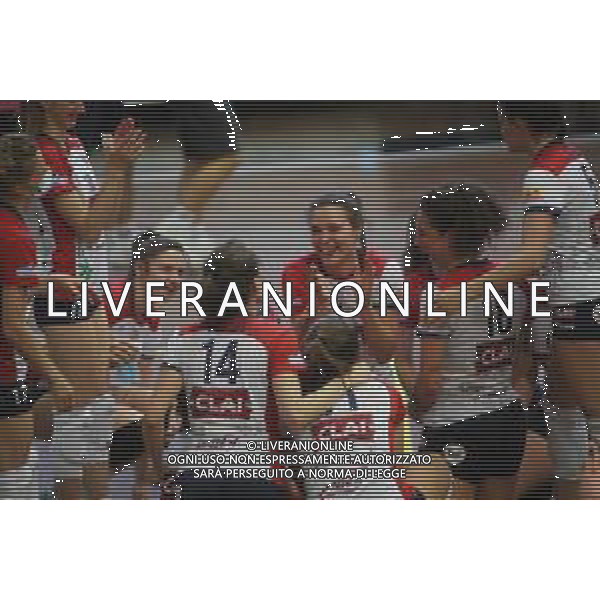 IMOLA 23 05 2021 CLAI IMOLA PALLAVOLO-SANT\'ELIA SERIE B1 PLAY OFF 3-1 NELLA FOTO ESULTANZA DOPO LA PARTITA ©SANNA / AG. ALDO LIVERANI SAS