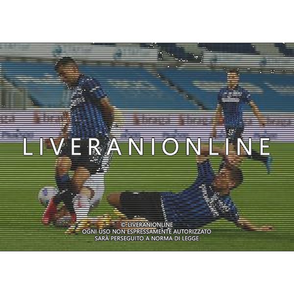 Atalanta-Milan Campionato di Calcio serie A TIM 2020/2021 38a giornata Bergamo, 23 Maggio 2021 Nella foto: il fallo da rigore su Theo Hernandez Ph. Soli - Ag. Aldo Liverani/ AG. ALDO LIVERANI SAS