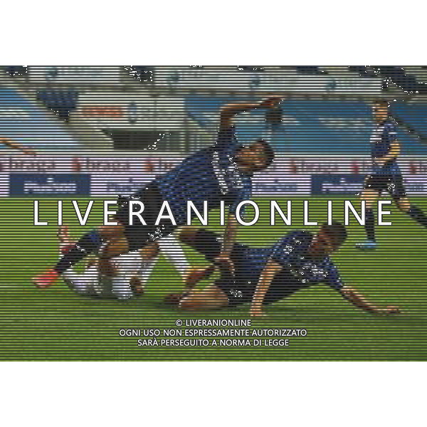 Atalanta-Milan Campionato di Calcio serie A TIM 2020/2021 38a giornata Bergamo, 23 Maggio 2021 Nella foto: il fallo da rigore su Theo Hernandez Ph. Soli - Ag. Aldo Liverani/ AG. ALDO LIVERANI SAS