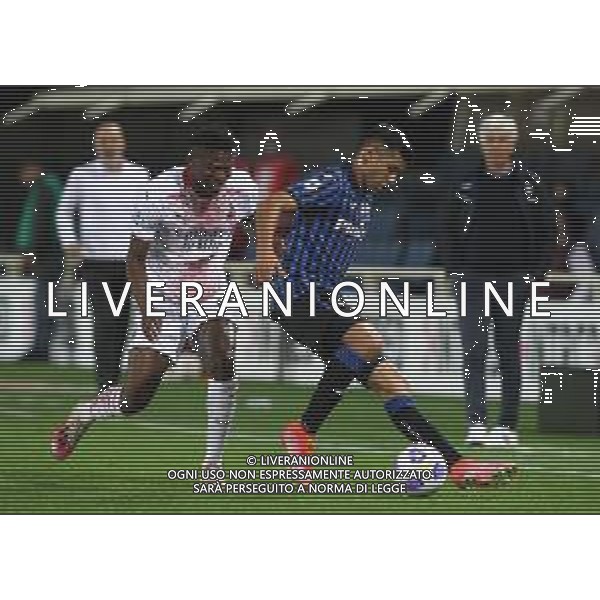 Atalanta-Milan Campionato di Calcio serie A TIM 2020/2021 38a giornata Bergamo, 23 Maggio 2021 Nella foto: Rafael Leao e Cristian Romero Ph. Soli - Ag. Aldo Liverani/ AG. ALDO LIVERANI SAS