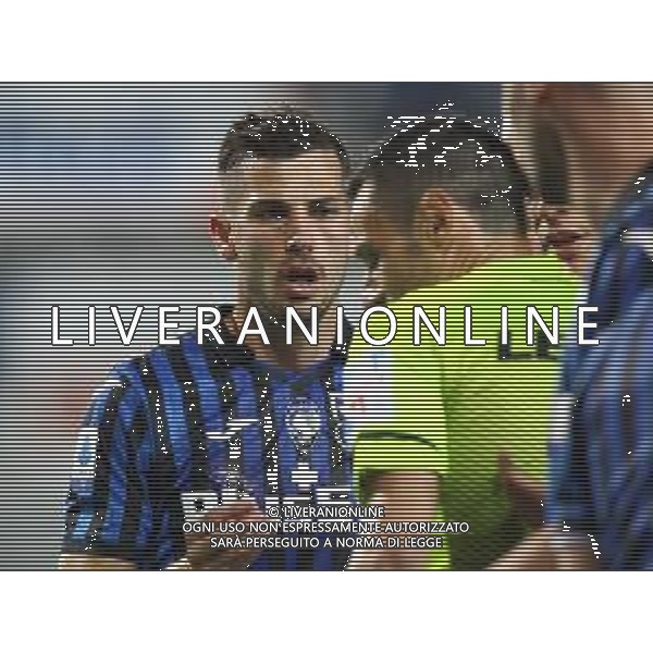 Atalanta-Milan Campionato di Calcio serie A TIM 2020/2021 38a giornata Bergamo, 23 Maggio 2021 Nella foto: Remo Freuler protesta con l\'arbitro per il rigore assegnato al MIlan Ph. Soli - Ag. Aldo Liverani/ AG. ALDO LIVERANI SAS