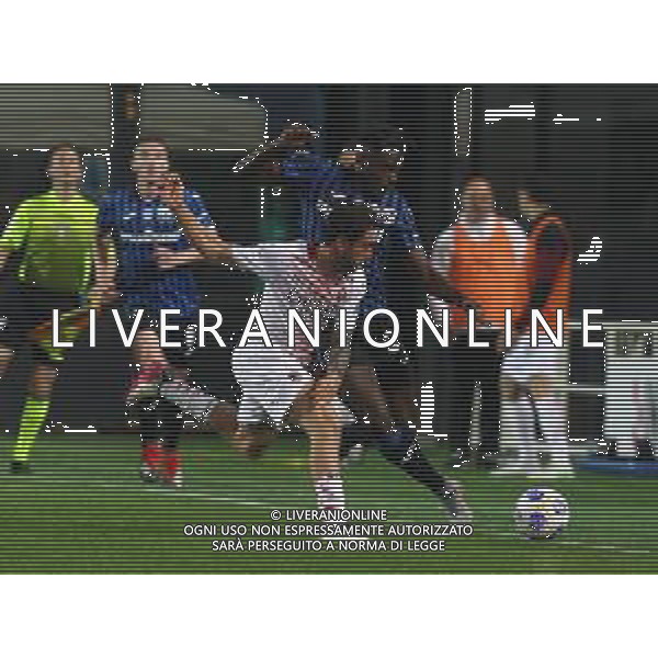 Atalanta-Milan Campionato di Calcio serie A TIM 2020/2021 38a giornata Bergamo, 23 Maggio 2021 Nella foto: Hakan Calhanoglu e Duvan Zapata Ph. Soli - Ag. Aldo Liverani/ AG. ALDO LIVERANI SAS