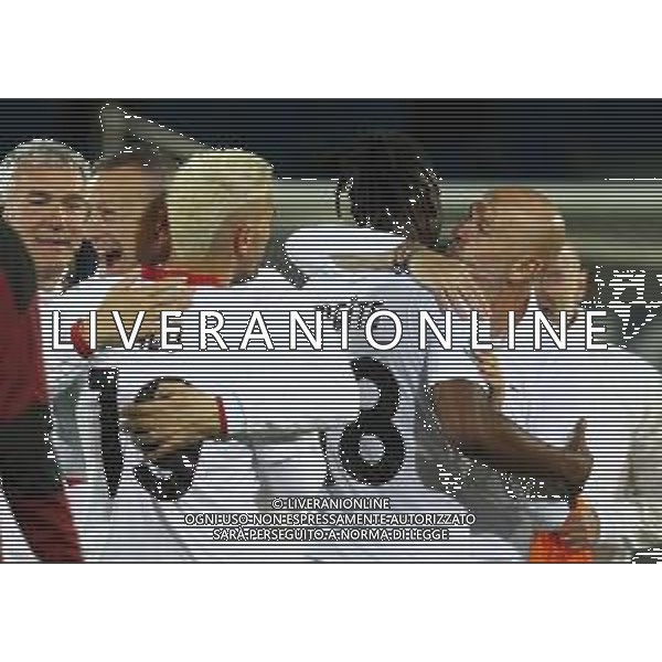 Atalanta-Milan Campionato di Calcio serie A TIM 2020/2021 38a giornata Bergamo, 23 Maggio 2021 Nella foto: i giocatori del Milan esultano a fine gara Ph. Soli - Ag. Aldo Liverani/ AG. ALDO LIVERANI SAS