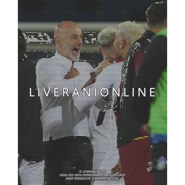Atalanta-Milan Campionato di Calcio serie A TIM 2020/2021 38a giornata Bergamo, 23 Maggio 2021 Nella foto: i giocatori del Milan esultano a fine gara Ph. Soli - Ag. Aldo Liverani/ AG. ALDO LIVERANI SAS