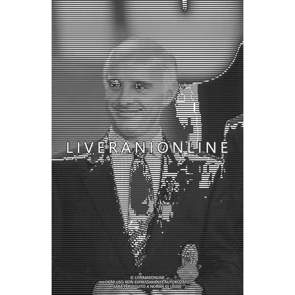 GIOCATORI DELLA SQUADRA DEL MILAN VINCITORE DELLA CHAMPIONS LEAGUE OSPITI A TELEMIKE 1988-1989 NELLA FOTO L\'ALLENATORE ARRIGO SACCHI ©Archivio Giovanni Liverani/AGENZIA ALDO LIVERANI SAS