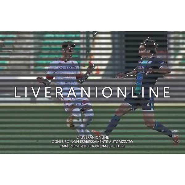 Mastrodonatom/LMedia - Bari vs Feralpisalo - Campionato di Calcio Serie C - Lega Pro 2020/2021 26 maggio 2021 - Stadio San Nicola, Bari, Italia Nella foto: Eugenio D\'Ursi (SSC Bari) e Federico Bergonzi (Feralpisalo) @Mastrodonatom/LMedia/ AGENZIA ALDO LIVERANI SAS