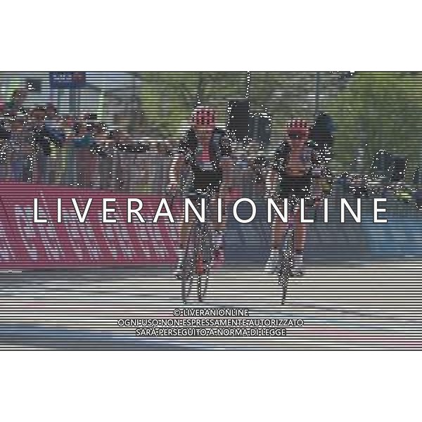26-05-2021 Giro D\'italia; Tappa 17 Canazei - Sega Di Ala; 2021, Ef Education - Nippo; Bettiol, Alberto; Carthy, Hugh; Sega Di Ala; ©SIROTTI / AGENZIA ALDO LIVERANI SAS