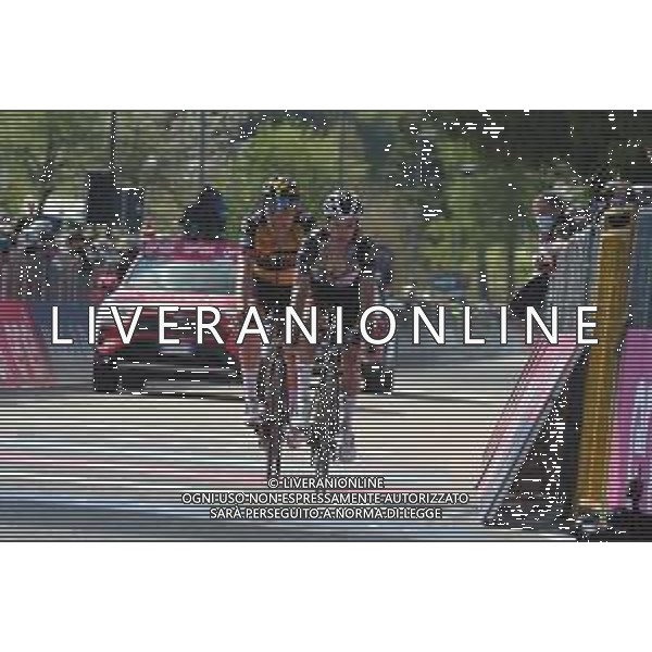 26-05-2021 Giro D\'italia; Tappa 17 Canazei - Sega Di Ala; 2021, Jumbo - Visma; Bennett, George; Foss, Tobias; Sega Di Ala; ©SIROTTI / AGENZIA ALDO LIVERANI SAS