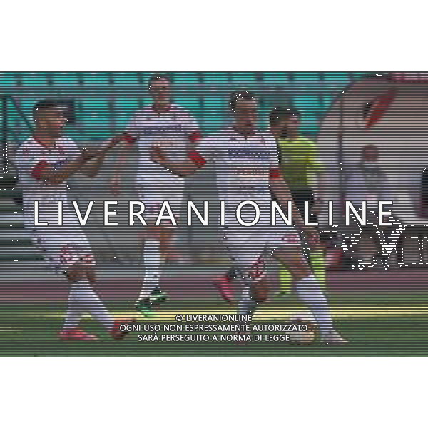 Mastrodonatom/LMedia - Bari vs Feralpisalo - Campionato di Calcio Serie C - Lega Pro 2020/2021 26 maggio 2021 - Stadio San Nicola, Bari, Italia Nella foto: Lorenzo Lollo (SSC Bari) e Giovanni Mercurio (SSC Bari) @Mastrodonatom/LMedia/ AGENZIA ALDO LIVERANI SAS
