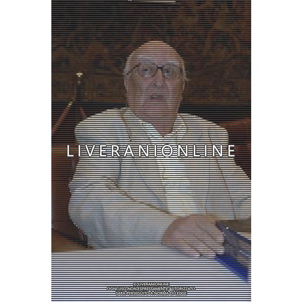 ROMA, 14 SETTEMBRE 2005 RAI V.LE MAZZINI: 80 ANNI DI A. CAMILLERI .V NELLA FOTO: ANDREA CAMILLERI . PH AGENZIA ALDO LIVERANI