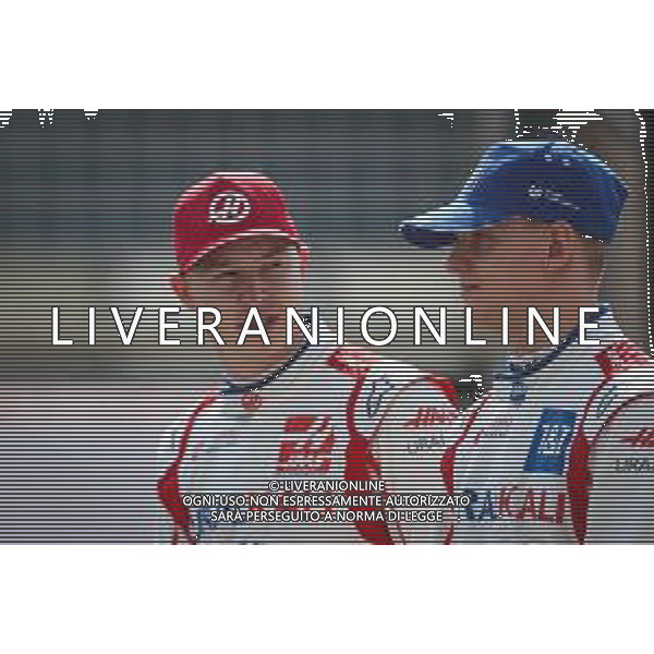 Mick Schumacher (GER), Haas F1 Team and Nikita Mazepin (RUS), Haas F1 Team 12.03.2021. Formula 1 Testing, Sakhir, Bahrain, Day One. - www.xpbimages.com, EMail: requests@xpbimages.com ¬© Copyright: Charniaux / XPB Images/ AGENZIA ALDO LIVERANI SAS - ITALY ONLY EDITORIAL USE ONLY