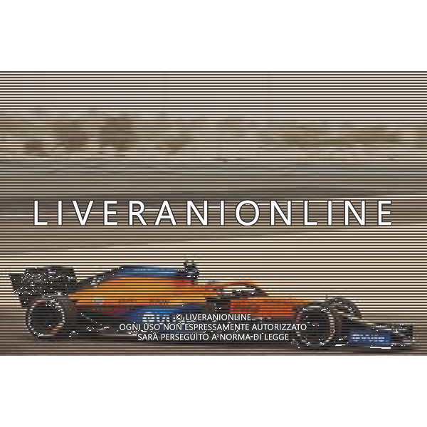 Lando Norris (GBR) McLaren MCL35M. 12.03.2021. Formula 1 Testing, Sakhir, Bahrain, Day One. - www.xpbimages.com, EMail: requests@xpbimages.com © Copyright: Batchelor / XPB Images/ AGENZIA ALDO LIVERANI SAS - ITALY ONLY EDITORIAL USE ONLY